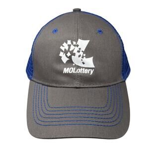 Mo Lottery Snapback Trucker Hat Multi One Size Adjustable Mesh Back Vitronic